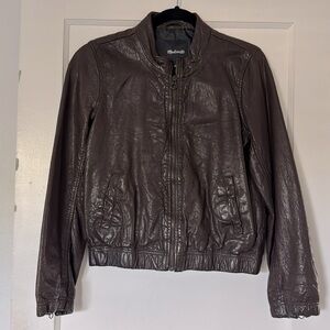 Madewell leather jacket